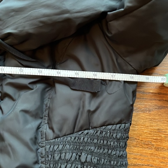 ❤️Tahari winter down puffer jacket women’s black statement collar - Picture 14 of 16